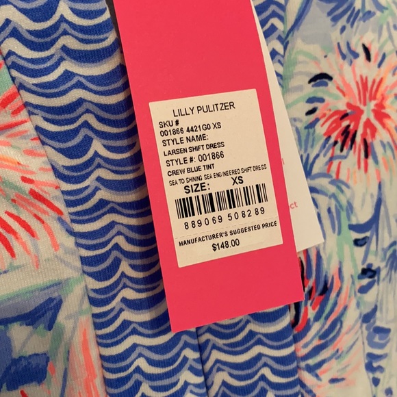 NWT Lilly Pulitzer Larsen Shift Dress - Picture 10 of 12